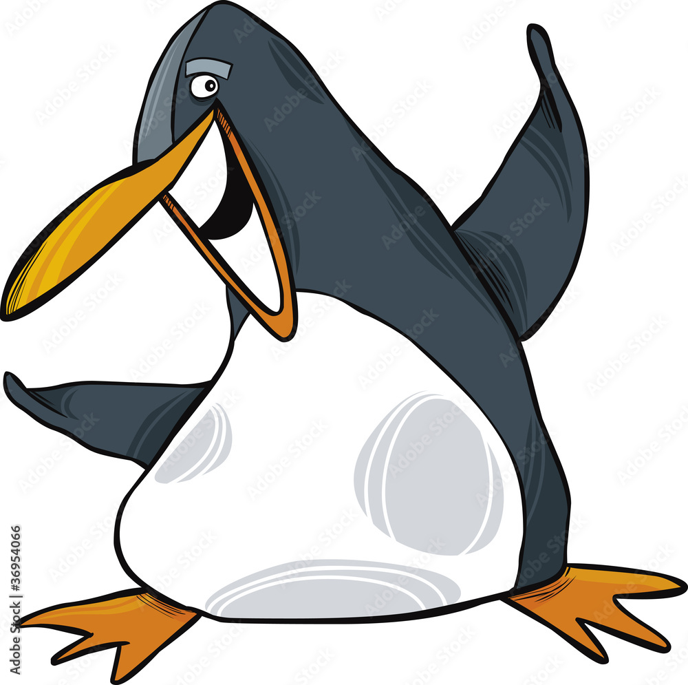 Fototapeta premium happy penguin