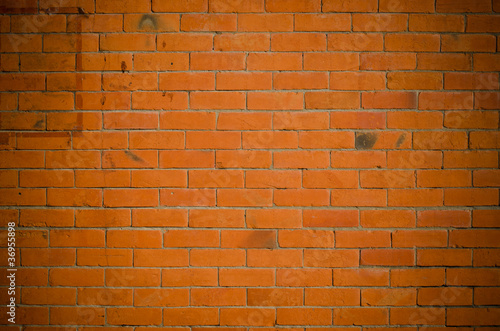 Red brick wall texture