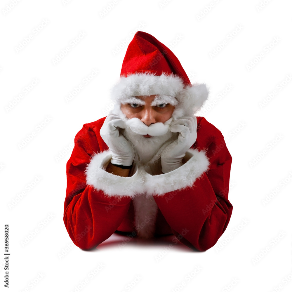 Foto Stock Babbo Natale arrabbiato | Adobe Stock