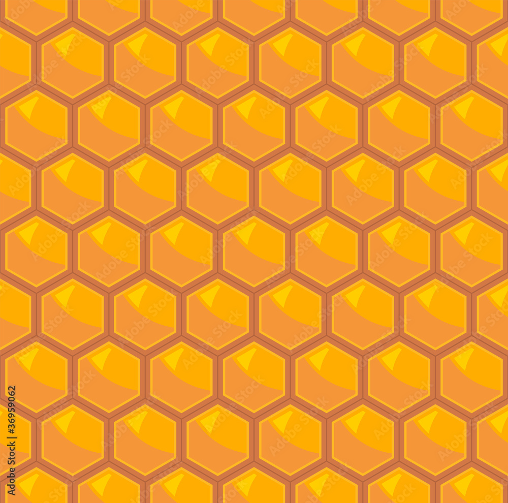Abstract honeycomb square background with orange tones Abstract honeycomb square background with orange tones