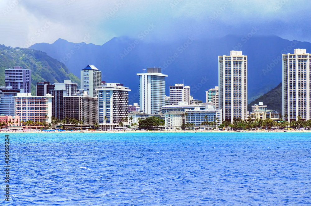 Obraz premium Honolulu Hawaii