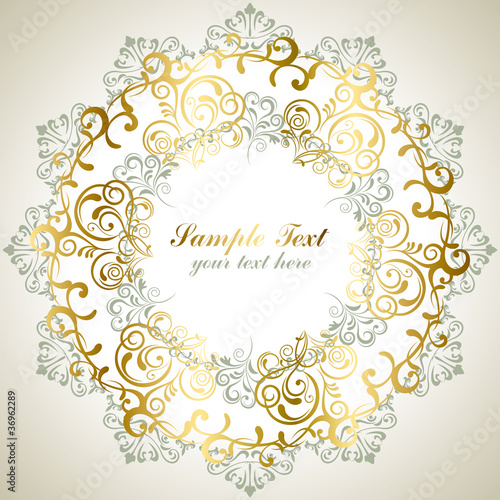Abstract luxury frame
