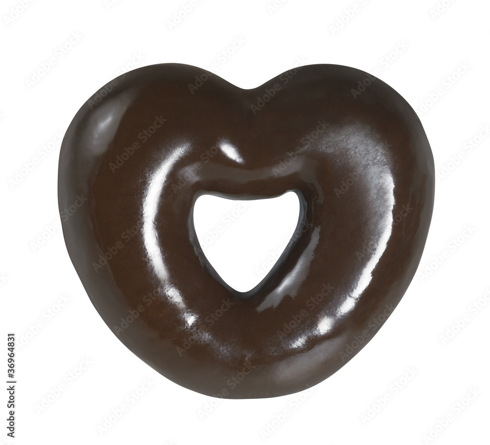 Obraz premium heart shaped gingerbread