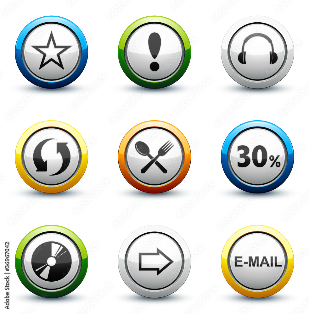 icône bouton internet icône bouton internet