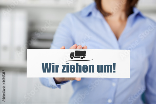 Fotografía wir ziehen um
