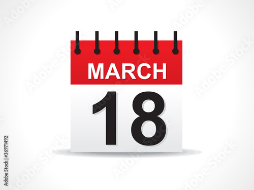 abstract calender icon