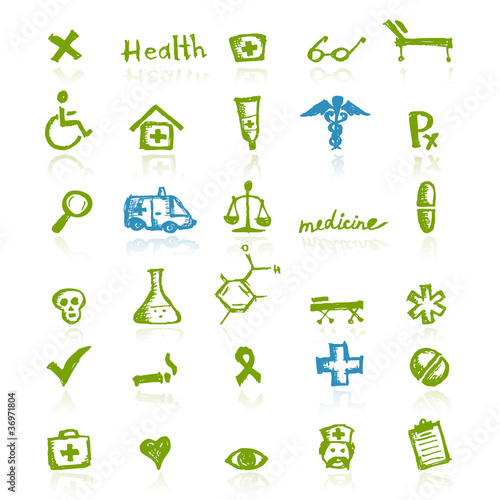 Medical icons for your design