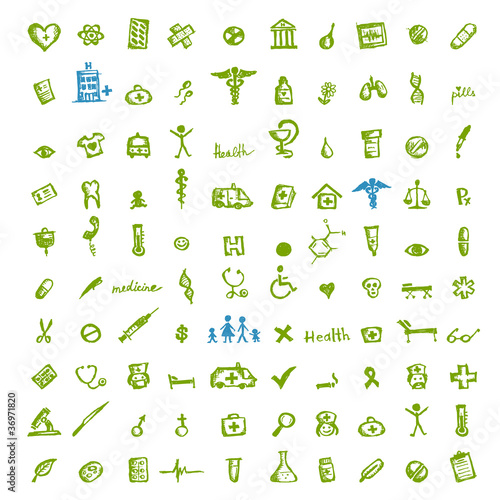 Medical icons for your design