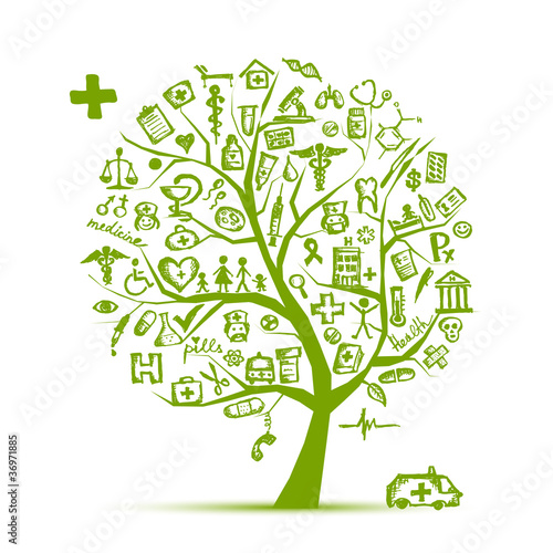 Medical tree concept for your design