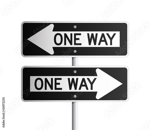 One way board 2