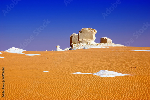 Landscape of the Sahara desert photo