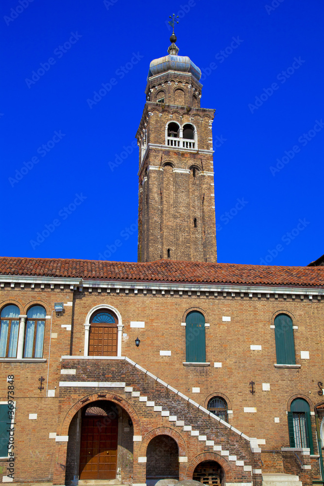 italie, venise : murano, église s maria de angeli