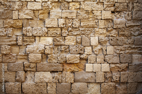Tekstura kamiennego muru.