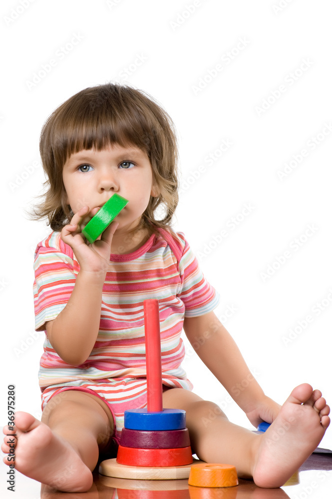 girl with toy girl with toy