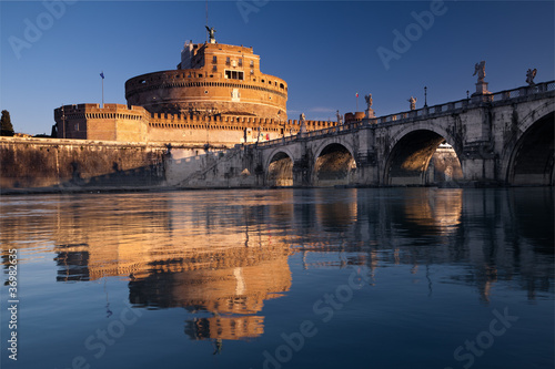 Alba su Castel S. Angelo photo