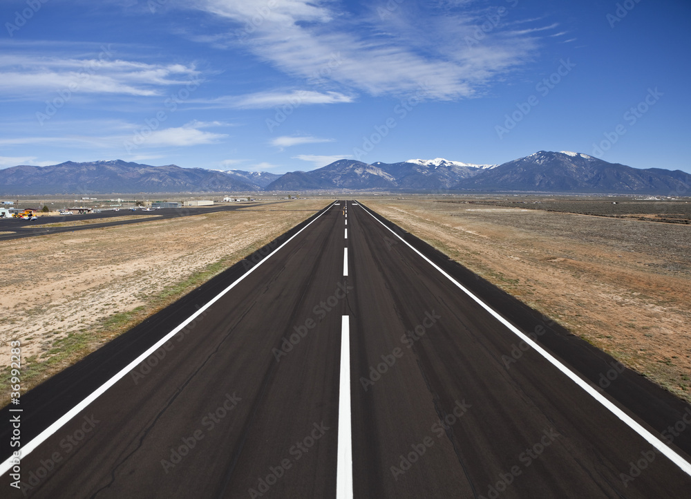 Rural County Airport Runway