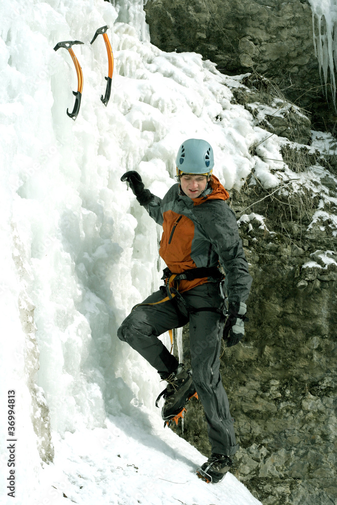 Ice climbing the North Caucasus. Ice climbing the North Caucasus.
