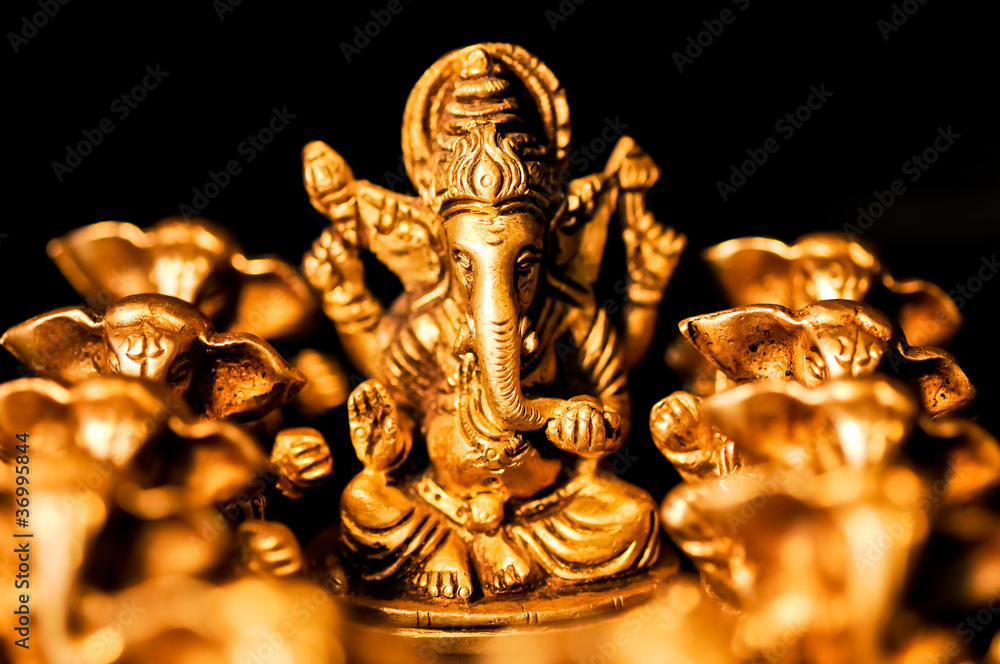 Fototapeta premium Ganesha amongst Ganesha's close up