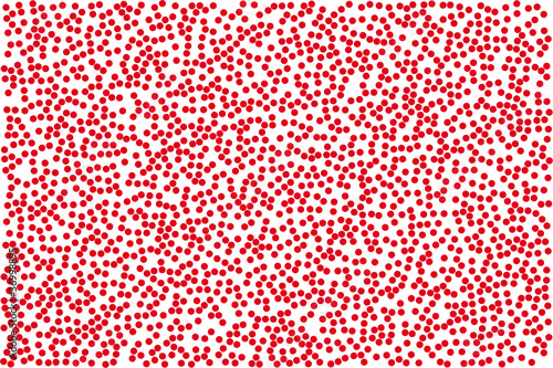 Punkte rot auf weiß