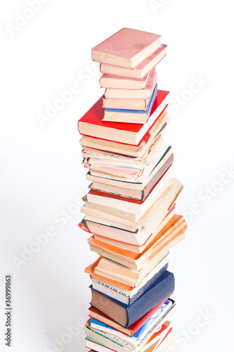 books pile