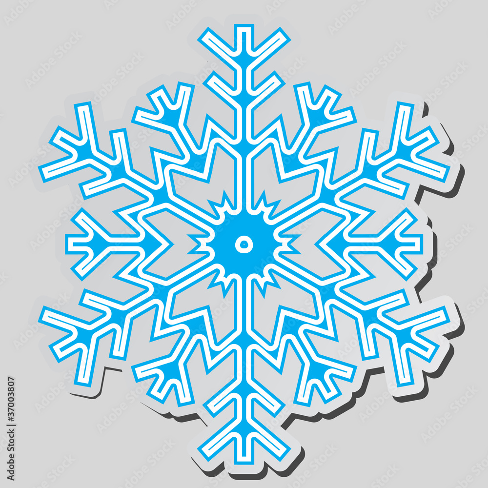 Decorative snowflake. Vector illustration. Decorative snowflake. Vector illustration.