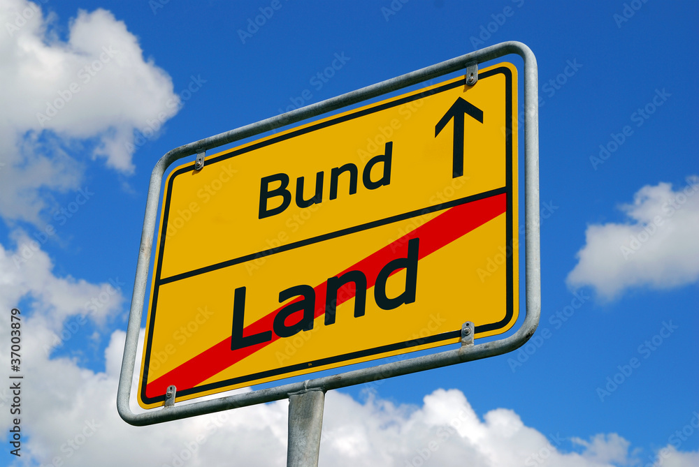 Obraz premium Globalisierung - Schild