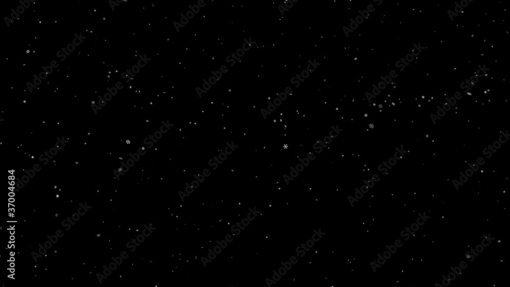Snowing - falling loopable snow B Snowing - falling loopable snow B