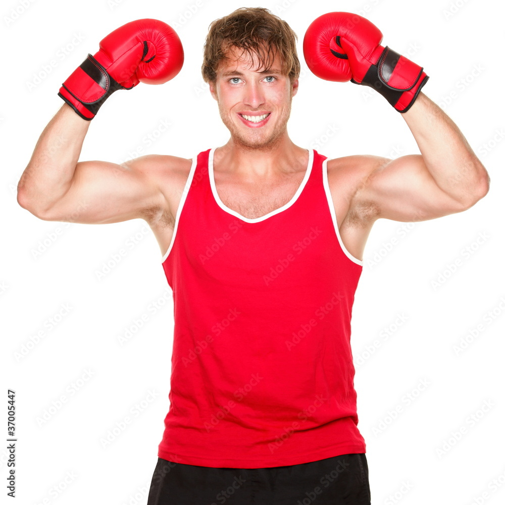 Fitness boxing man