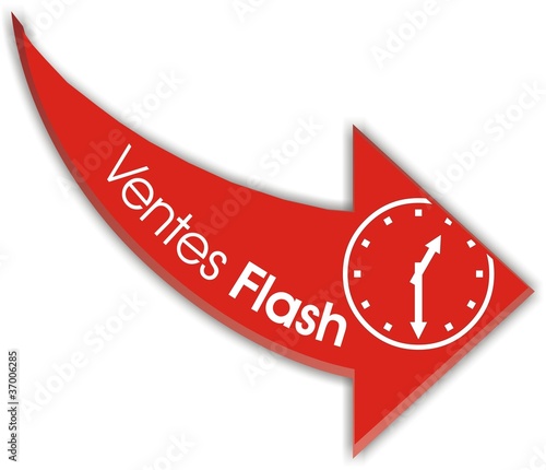 bouton vente flash