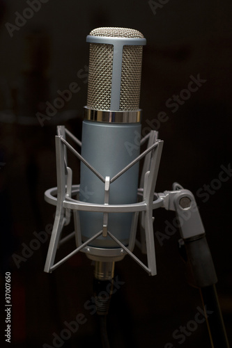 Broadcast microphone photo
