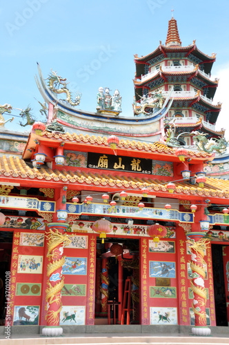 image of chinese temple and pagoda