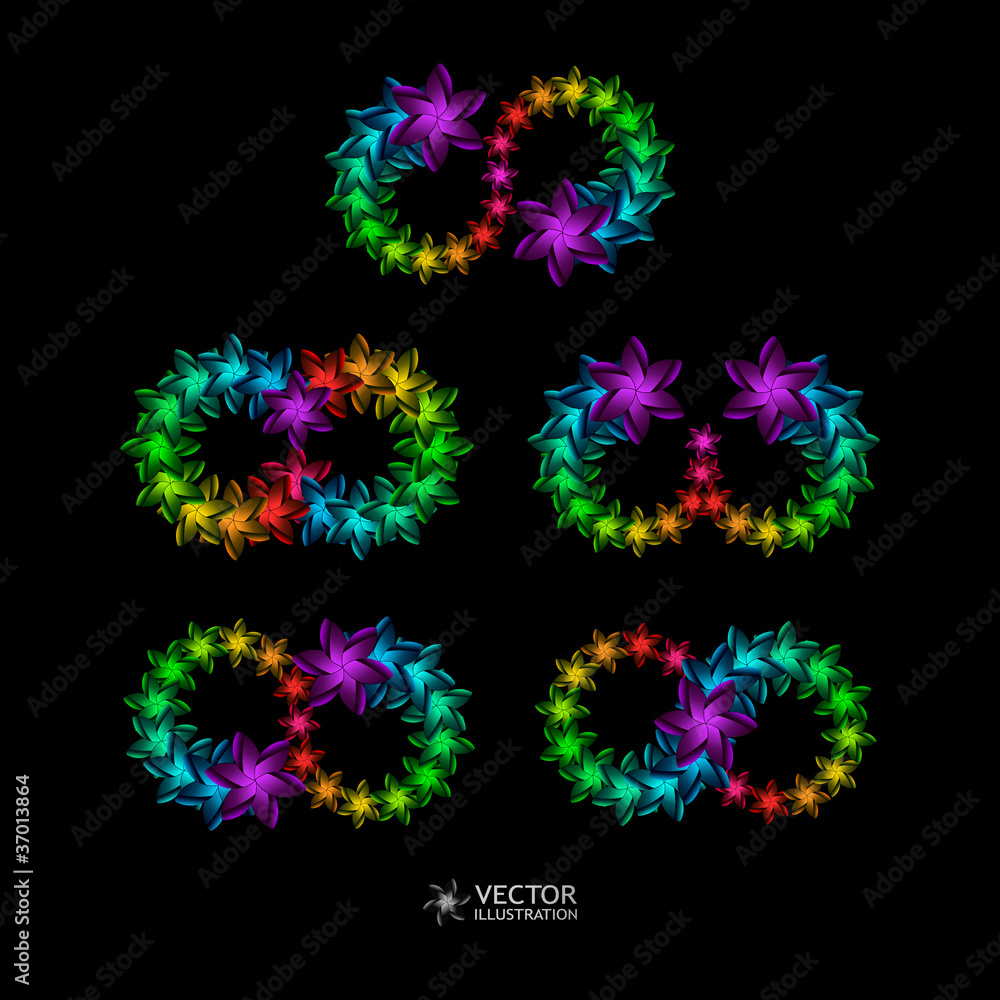 Floral abstract illustration. Floral abstract illustration.