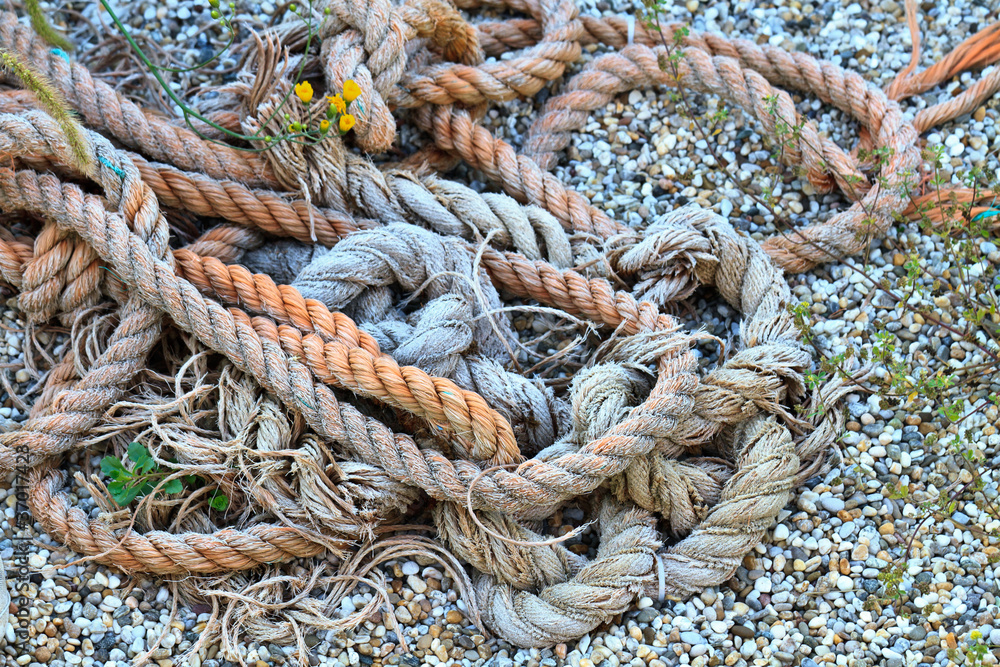 Ropes on the ground