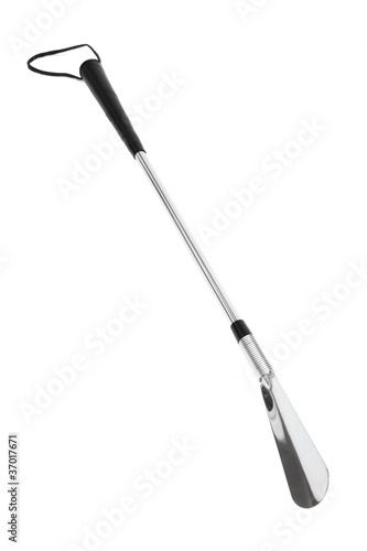 long steel shoehorn