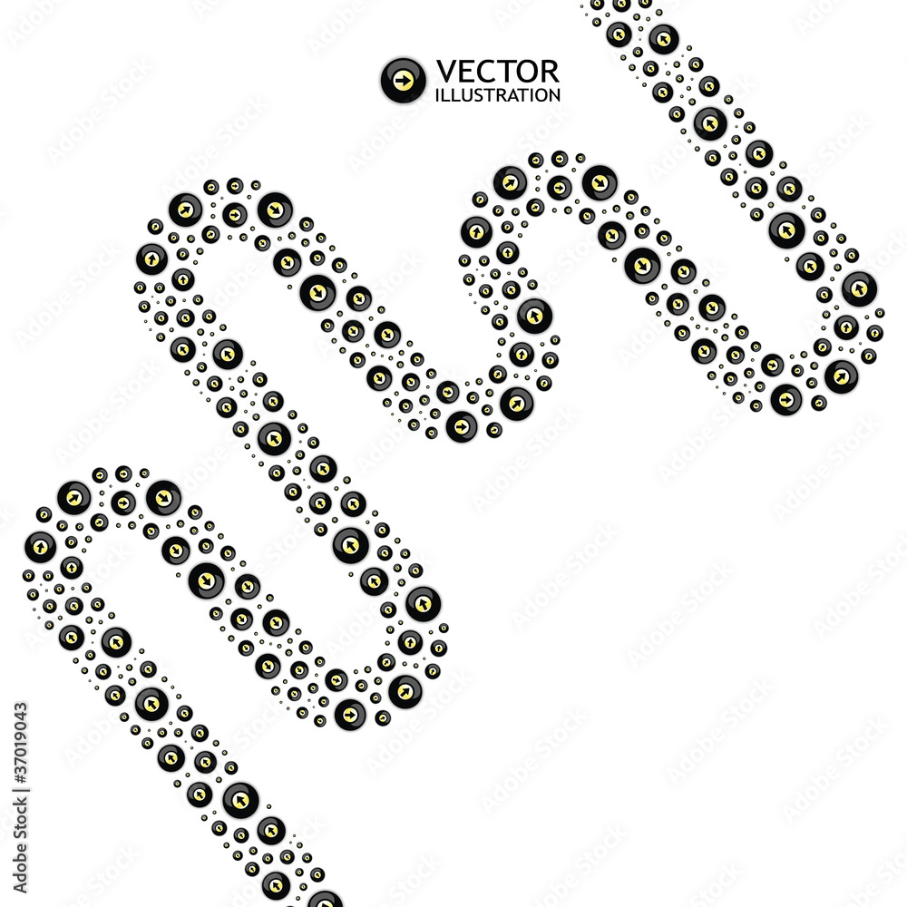 Arrows. Abstract illustration. Arrows. Abstract illustration.