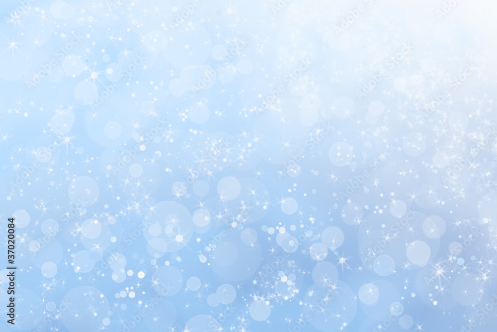Fototapeta premium Abstract Pretty Winter Heavenly Background