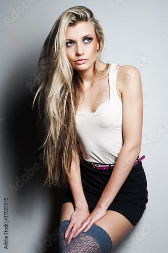 Glamorous young woman