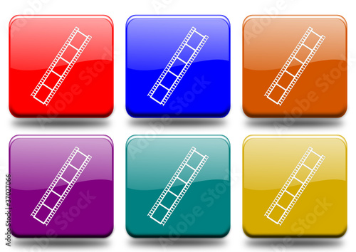 Cinema "6 buttons of different colors"