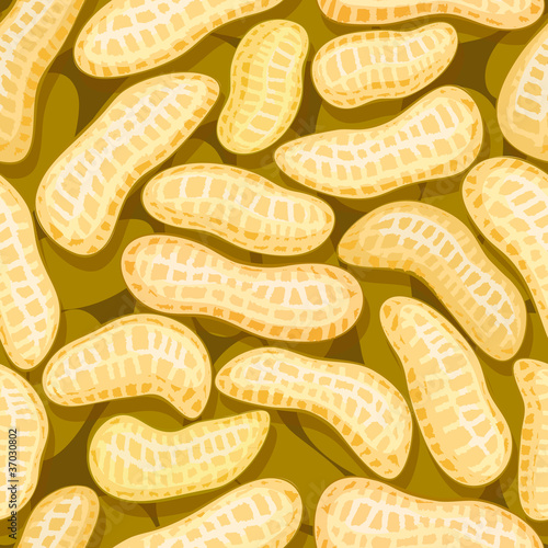 peanuts in pod seamless background