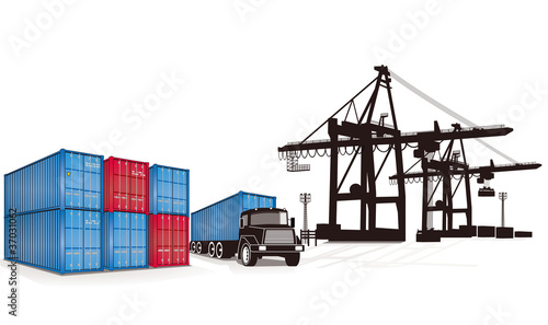 Container Verladung