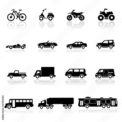 Icons set cars