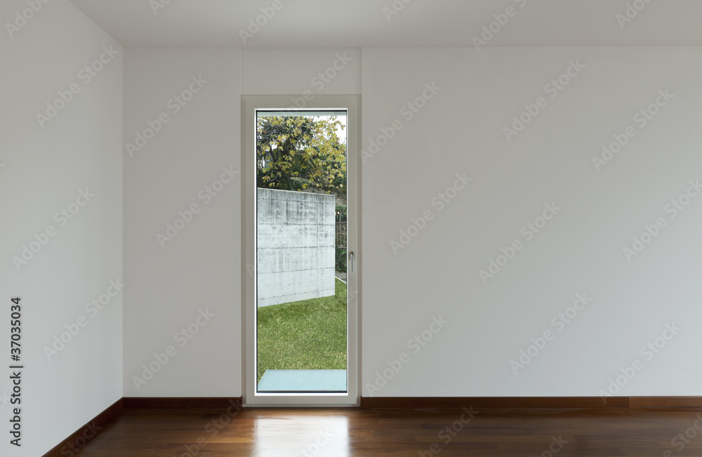 Fototapeta premium new apartment, door window