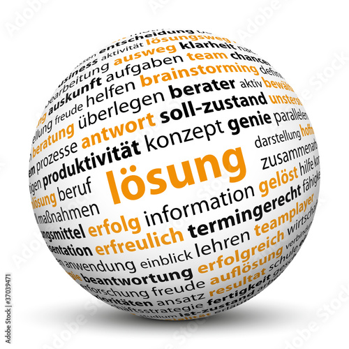 Lösung, 3D, Kugel, Suchbegriffe, Schlüsselwörter, Text