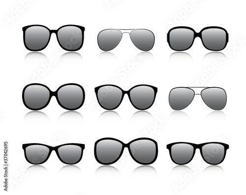 Set of glasses