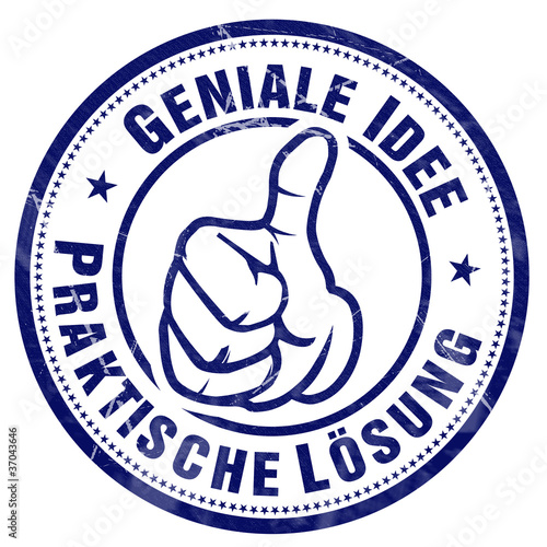 geniale idee praktische lösung stempel button
