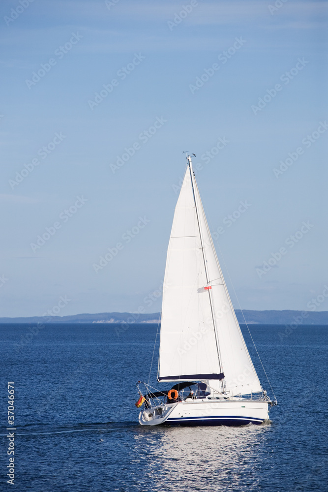 White Sailboat