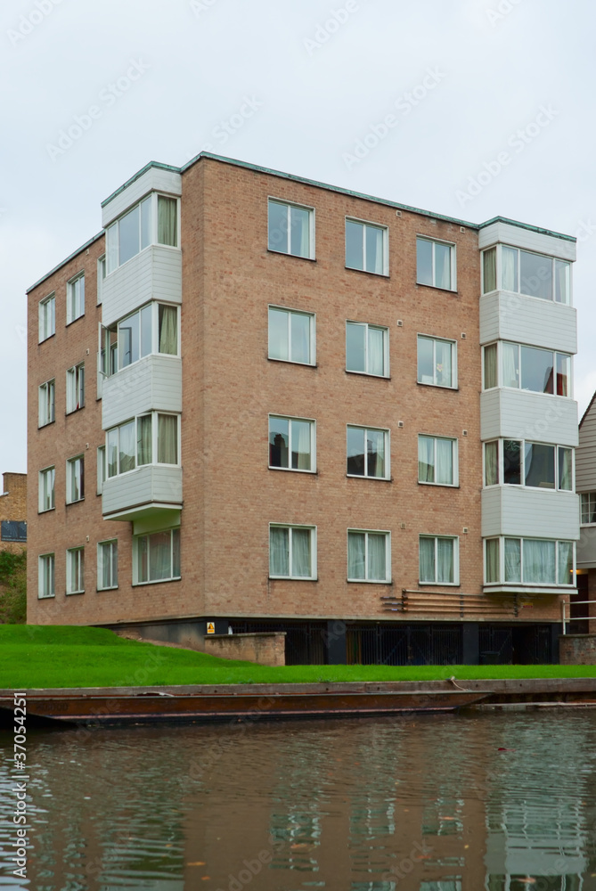Constructivism style dormitory in Cambridge university, UK