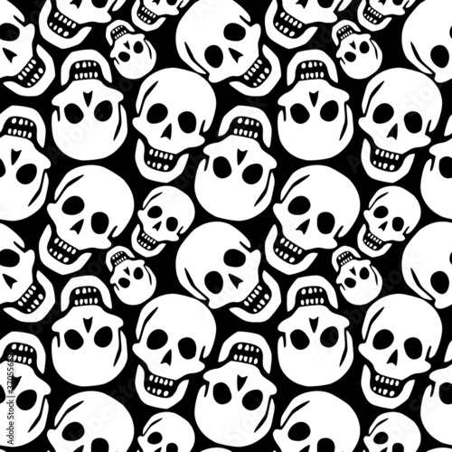 skulls pattern