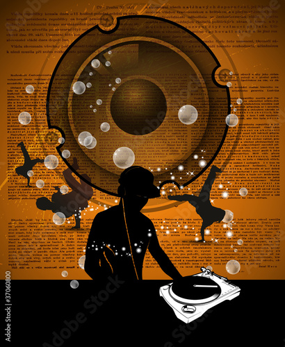 Music Background, club concept