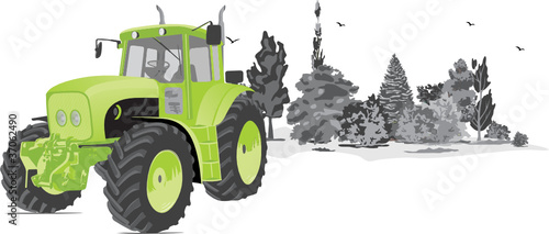 TRACTEUR ref 1122 vect
